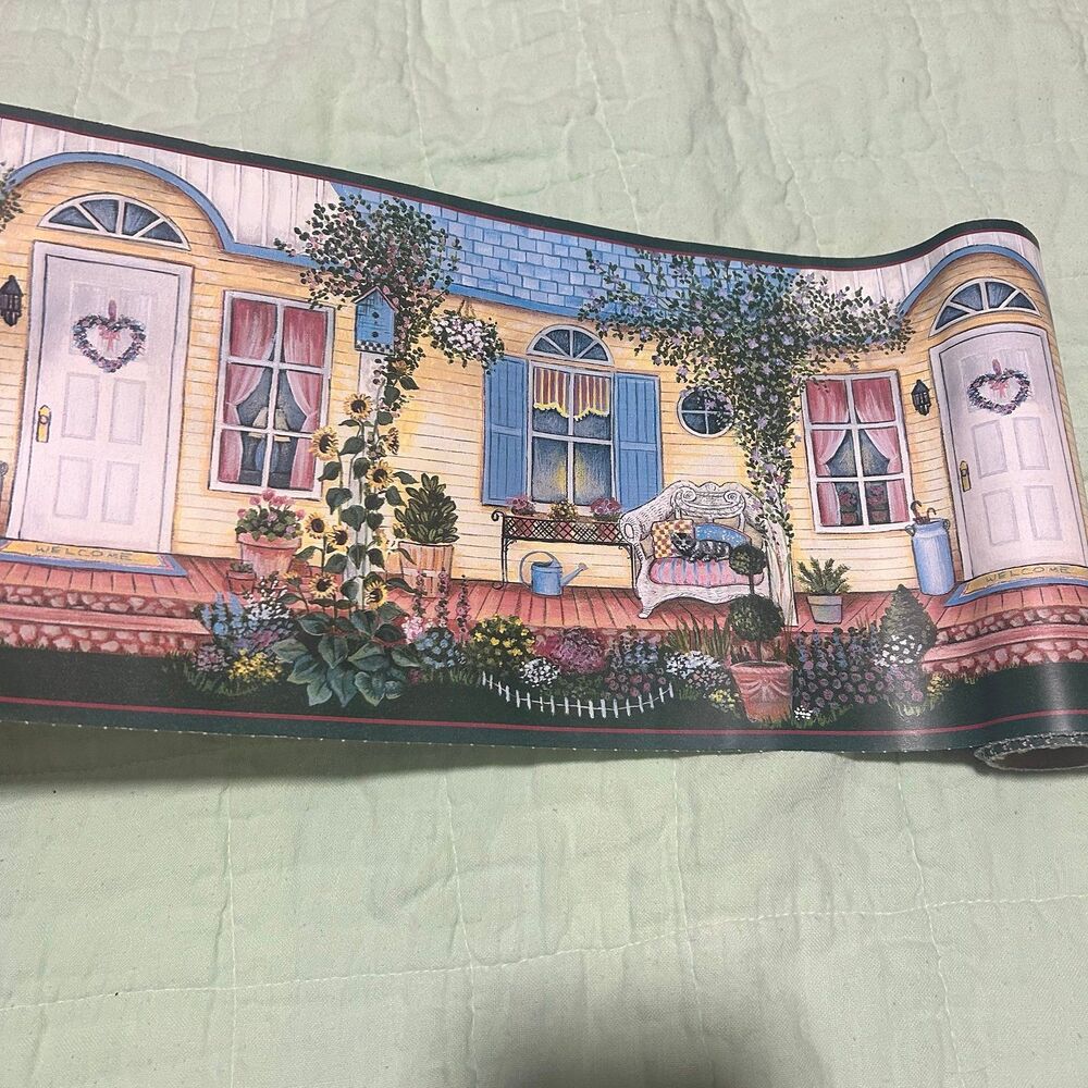 Pressto Vintage Verandah Floral Wallpaper